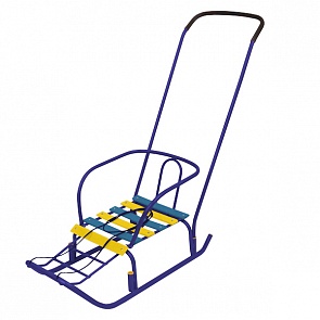 Санки детские Ветерок 3, цвет - синий (Ника, В3 СИНИЙsim)